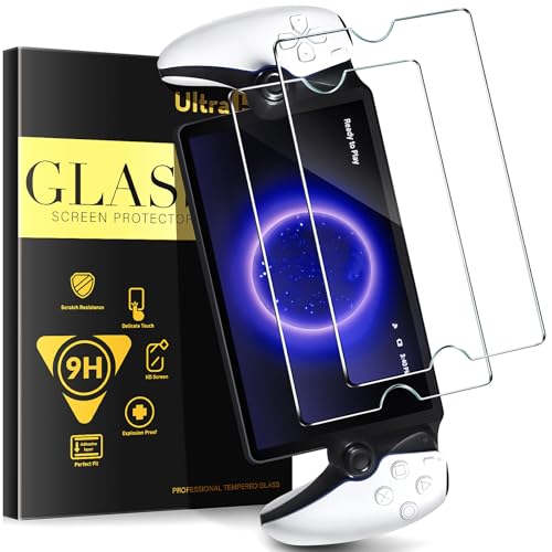 Masgarlan Paquete de 2 protectores de pantalla de vidrio templado para PlayStation Portal Remote Player [8 pulgadas] – Protector de pantalla transparente Ultra HD, antiarañazos y antihuellas para