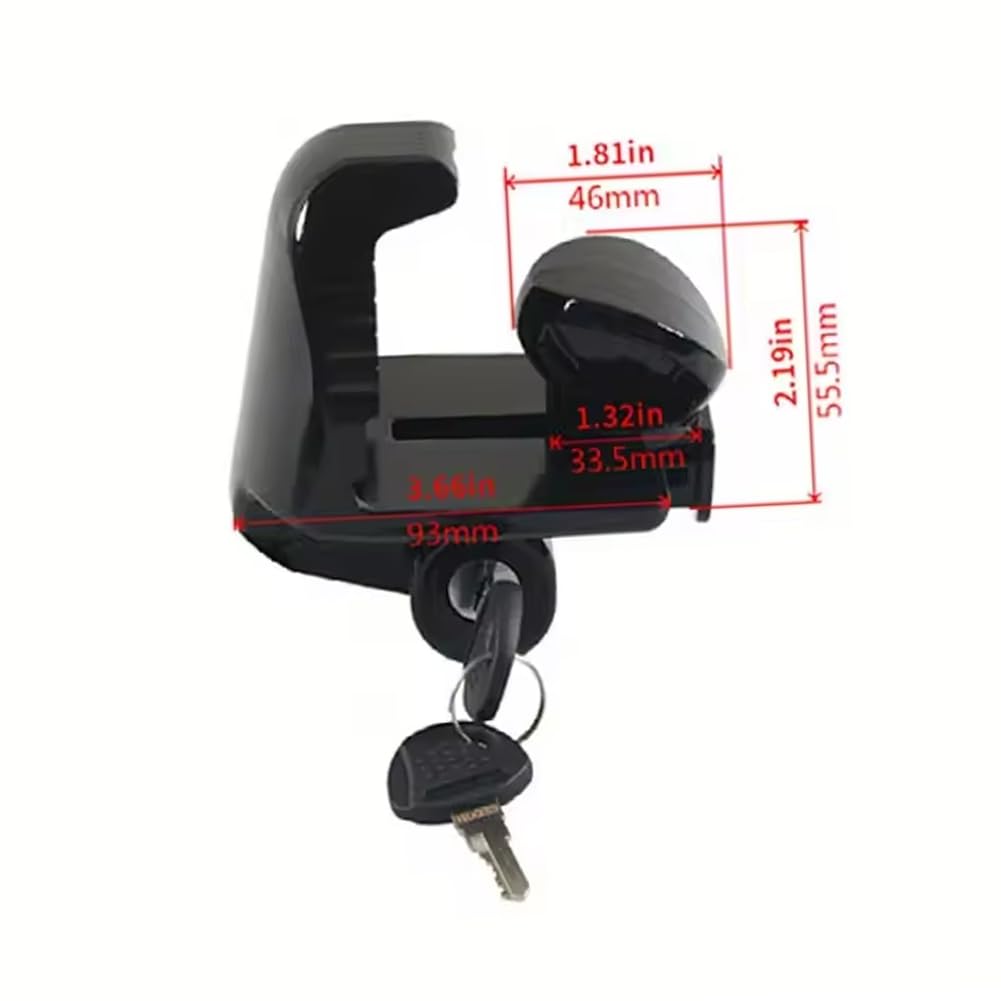 Antivol Universel pour Attelage de Remorque (Voiture, Yacht, Bateau) - Dispositif de Connexion pour Attelage et Ensemble de Remorque
