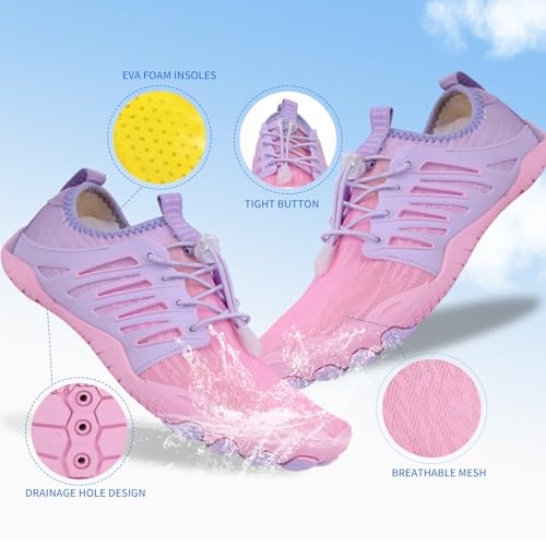 Image of SIOSNETA Hike Barefoot Shoes for Women Men, Breathable Non-Slip Athletic Footwear, Wide Toe Water Shoes for Hiking, Non-Slip Neuropathy Shoes for Women Men, Grounded Comfort wear