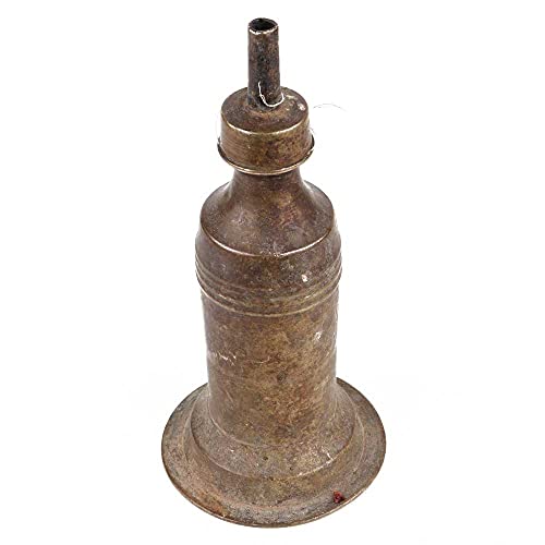 Indian-Shelf Handcrafted Vintage Kerosene Lighting Pital Diya Brass Pooja Deep Oil Lamp Diwali Gifts Decoration DeepakDecorative (6.5 Cm) Deal