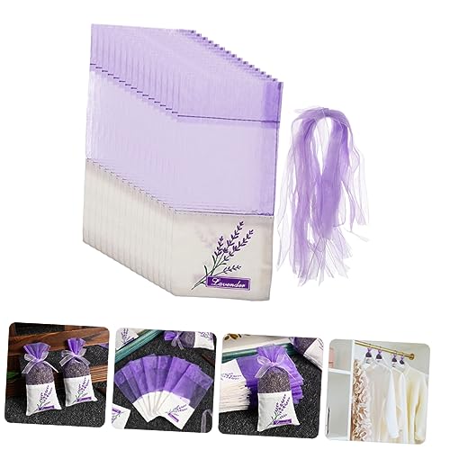 GARVALON 50 sachets vacíos decorativos de perfume miniatura 3