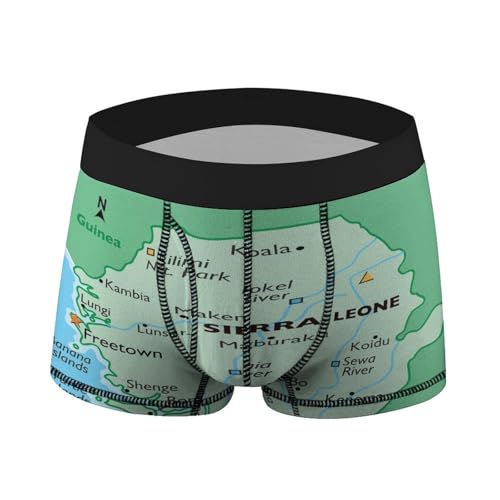 Maps of Thailand Men's Underwear Breathable Boxer Briefs Pajama Sleep2