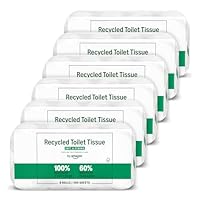 by Amazon Recyceltes Toilettenpapier, 100% recycelte Fasern, 3-lagig, 200 Blatt, 48 Rollen (6 Pack à 8 Rollen), FSC-zertifiziert