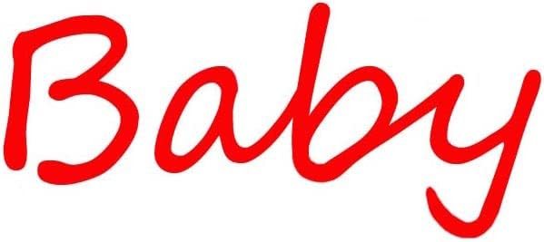 Miniatura 5 de BIBITIME Calcomanías adhesivas con texto en inglés "Black Heart Red Baby Quotes de 16.93" x 16.93" para pared, letrero de refranes, hijo, hija,