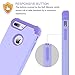 BENTOBEN Case for iPhone 8 Plus, Case for iPhone 7 Plus, 3 in 1 Hybrid Hard PC Soft Silicone Heavy Duty Rugged Bumper Shockproof Anti Slip Full-Body Protective Cases for iPhone 8 Plus/7 Plus, Purple