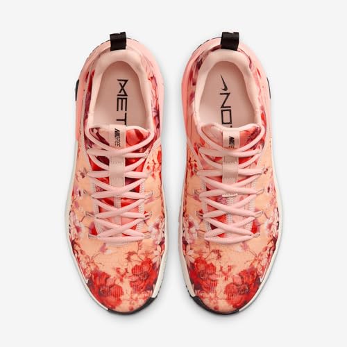 Nike Free Metcon 6 AMP Women's Workout Shoes (IB6902-600, Washed Coral/Black/Sail) Size 8.5