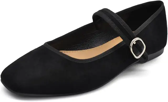 Ballerine Cinturino Donna in Cinigia/Camoscio Sintetico - Scarpe Veneziane Fashion