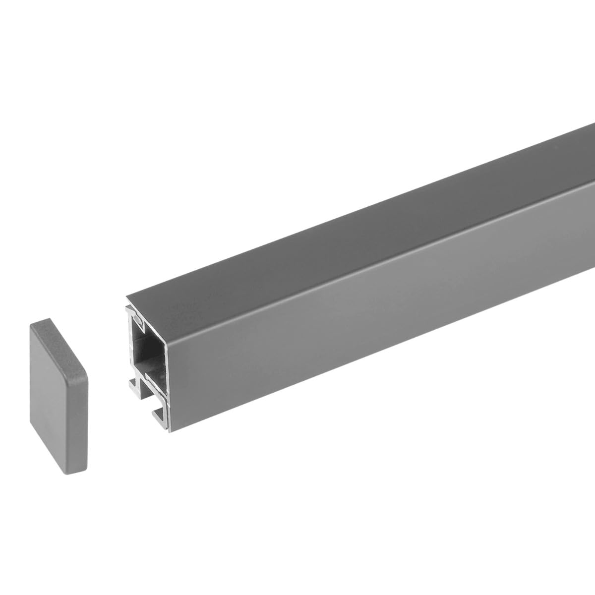 Kesseböhmer Linero style Küchenreling Edelstahloptik 1200 x 22 x 29 mm Aluminium Relingsystem von SOTECH