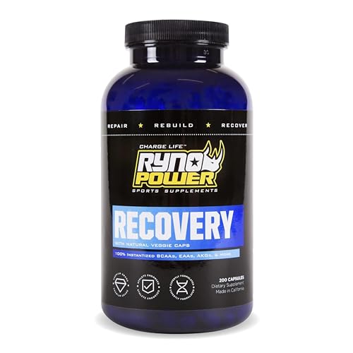 Ryno Power Recovery Post-Workout Supplement Capsules (33 Servings)