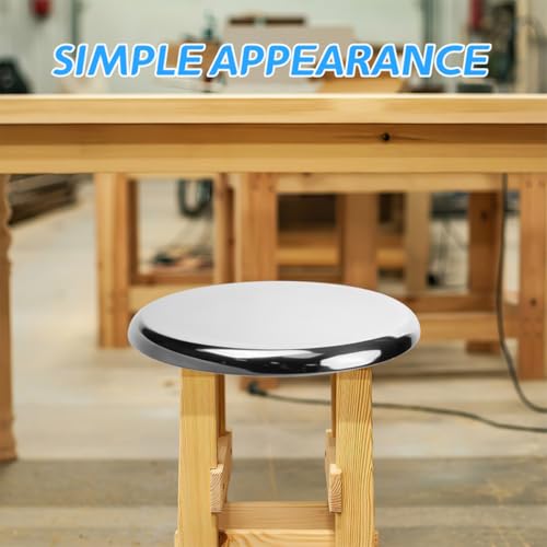 Chaise de restaurant abîmée ? Tabouret rond assise acier inoxydable - 6