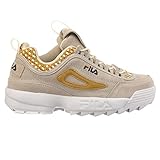 Cuero/Sintético Fila Women\'s Disruptor II 110YR Collection Sneaker, Gard/BANA/TYME, US 9.5 M
