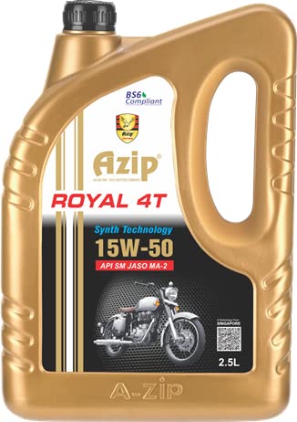 Amco Lubricants_Azip Lubricants.Royal 4T 15W-50 2.5L_Pack of 2