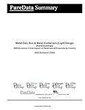 metal cans company  Metal Can, Box & Metal Containers (Light Gauge) World Summary: 2020 Economic Crisis Impact on Revenues & Financials by Country (PureData World Summary, Band 1210)