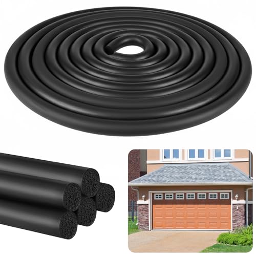Image of Backer Rod 3 /8 Inch,Black Foam Caulk Saver for Gaps and Weather Stripping Door Seal,10 Ft Concrete Expansion Joint Filler (3 /8 inch *10 feet)