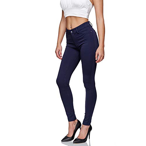 Jean skinny stretch taille haute anti-compression en mélange de tissus Glamexx24