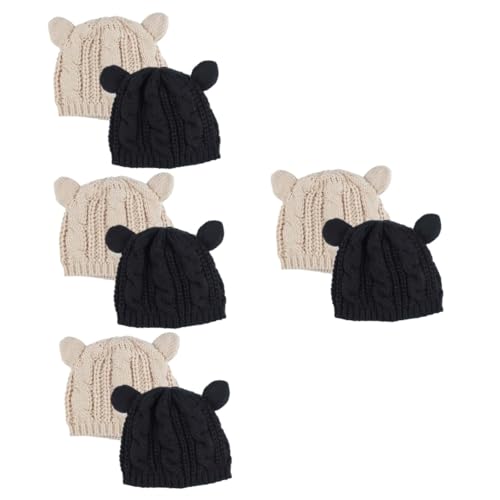 Chapeau épais pour accessoire hiver chaud femme style mignon sorties quotidiennes