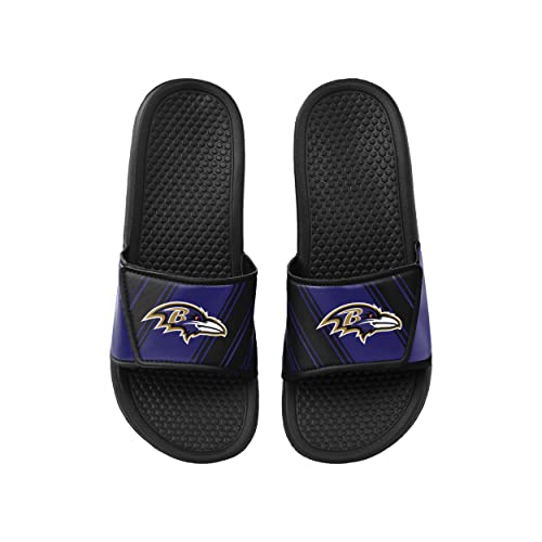 Image of FOCO mens NFL Team Logo Legacy Sport Slide Sandals