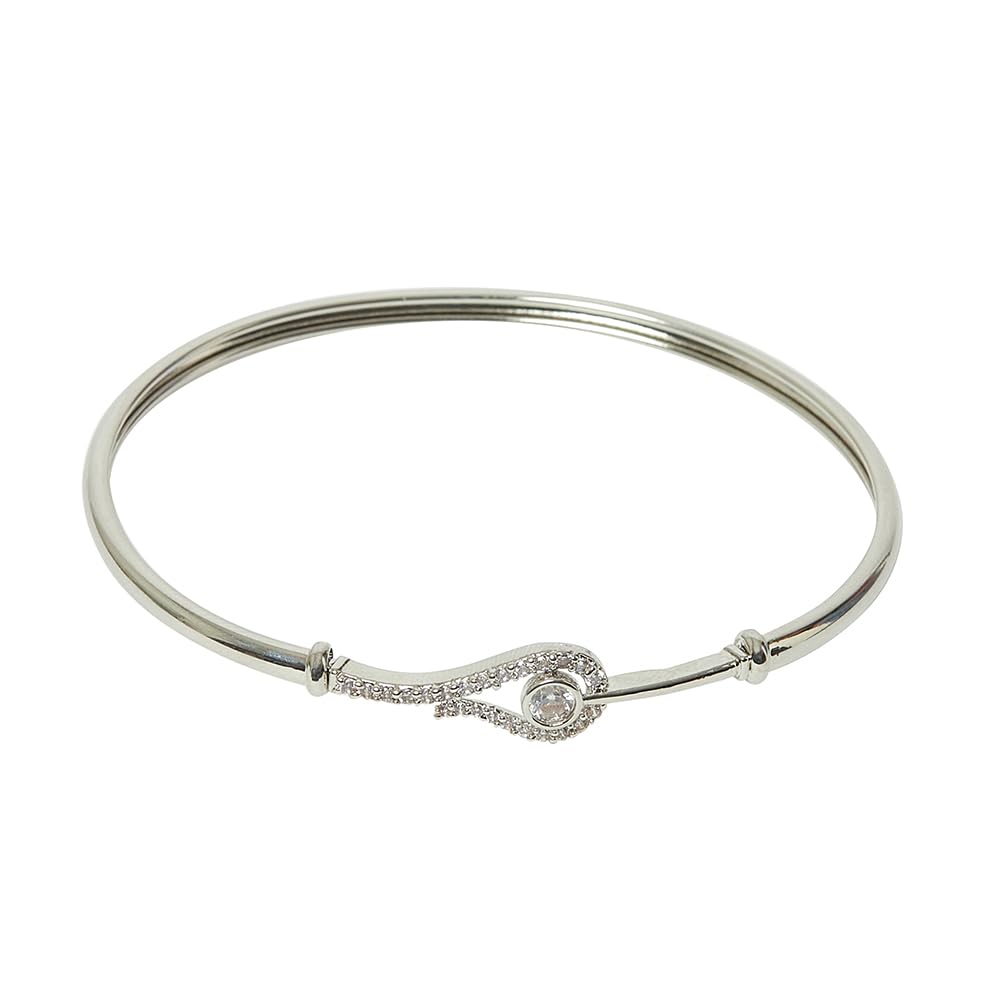 VOYLLA Multi Purpose Silver Bracelet With Rhodium Overlay (B0CR1F8H53) Amazon Price History, Amazon Price Tracker