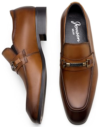 Image of Jousen Men's Penny Loafers Slip On Dress Business Shoes