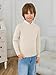 Haloumoning Boys Sweater Kids Casual Crewneck Long Sleeve Pullover Tops Fall Fashion Clothes 5-14 Years Beige