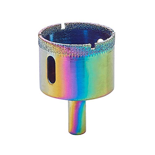 Utoolmart ガラスドリル ホールソー ドリルセット ドリルビットセット ガラス タイル用 ドリルビット ホールソーセット コアビット ガラス 穴あけ 混合 ガラス 研削 加工 穴あけ 硝子 大理石 陶器 レンガ タイル カッター カラフル 40mm