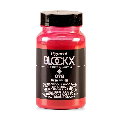 Pigment Quinacridone rose pâle BLOCKX 51078BXC PB35 pour beaux-arts de prestige