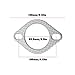 Briny River 2Pcs Automotive Exhaust Gasket 2069224J00 Compatible with Infiniti Compatible with Nissan 350z