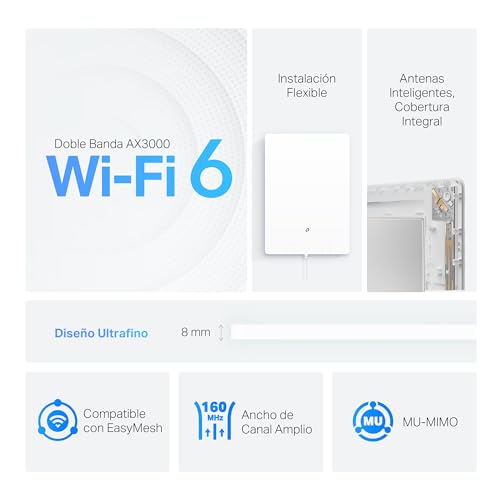 Miniatura 3 de Tp-Link Archer Air E5 - Extensor De Rango Wi-Fi Ultradelgado, Wi-Fi Ax3000, Wi-Fi Mesh Con Air R5, Antenas Inteligentes, Itinerancia Inteligente, Fácil Configuración Y Uso