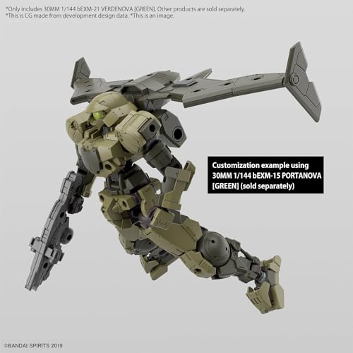 BANDAI Hobby 30MM 1/144 bEXM-21 VERDENOVA [Green]