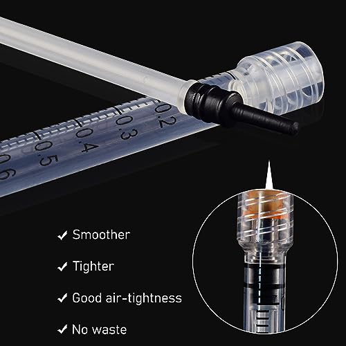 disposable 1ml syringe with 25g 1inch lab supplies individually packaged 50pack