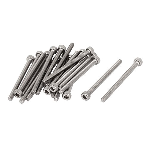 Uxcell M3x40mm Edelstahl Zylinderschrauben 20 Stück