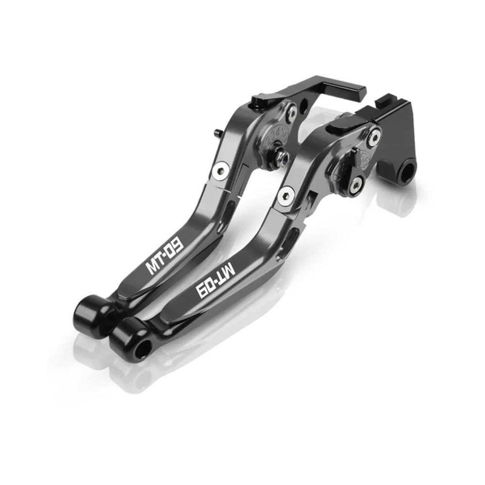 Zdgxfhsrh Silver Motorcycle Brake Clutch Levers For Ya&Maha Mt09 2014-2019 Motorcycle Adjustable Telescopic Brake Clutch