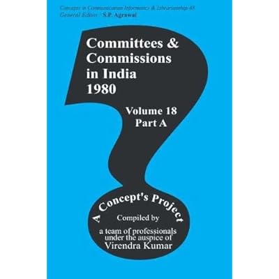 Committees and Commissions in India 18a - 1980