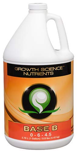 Growth Science Nutrients - Base B (0-6-4.5) : Base Nutrients (Gallon)