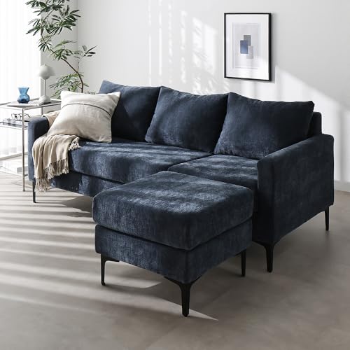 RASIK �\�t�@�[ 3�l�|�� �J�E�`�\�t�@ L�� ��180.5cm �l�C�r�[ �t�@�u���b�N �n�[�t�J�o�[�����O�d�l �􂦂� ���q�l�g�� Sylva �V�����@