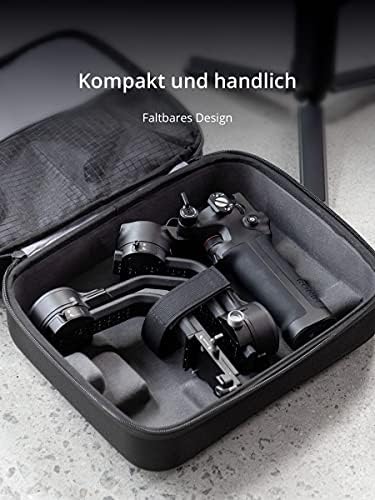 DJI RSC 2 Pro Combo, 3-Axis Gimbal Stabilizer for DSLR camera, Foldable Design, up to 3kg (6.6 lbs) Payload, Available for Canon/Sony/Panasonic/Nikon/Fujifilm, Carrying Case and Accessories, Black