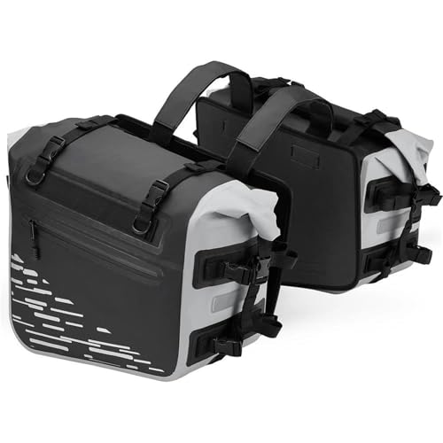 PPXDM Bolsas De Viaje para Equipaje De Motocicleta, Alforjas Laterales, Bolsa De Sillín Impermeable para Exteriores De 70 L para R1200GS R1250RS R1200ST