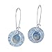 womens lightweight small 2 tone silver/gold earrings