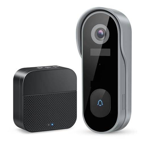 ThikK App WiFi Video Smart Doorbell 1080P Intercom Chime Smart IP Video Intercom IR Alarm Wireless Security Camera