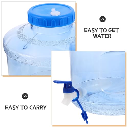 Récipient eau portable Toyvian bleu de camping avec robinet intégré - 3