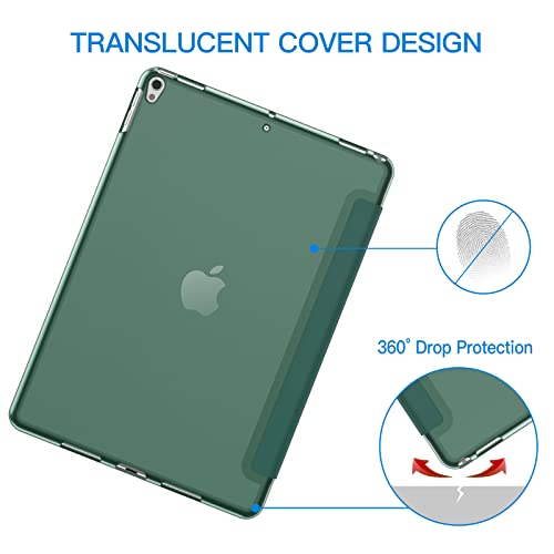 Image of JETech Cover Case for iPad Pro 10.5-Inch and iPad Air 3 (10.5-Inch 2019, 3rd Generation), Smart Cover Auto Wake /Sleep Cover (Misty Blue)