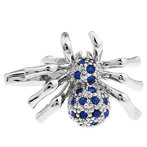 Daesar Manchetknopen Tuxedo Heren Manchetknopen Grappige Insecten Mannen Manchetknopen Blauw - Afbeelding 4