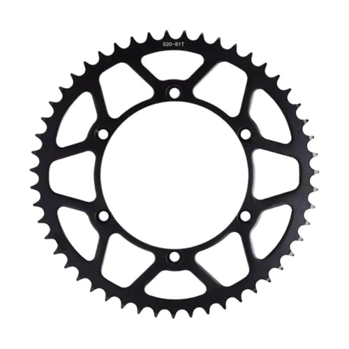 Pignon arriere 520 51T pour moto KX450 et KX450J en acier renforce