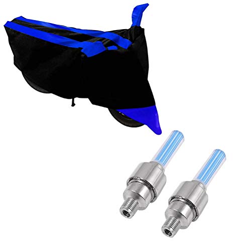 Image of Kandid Blue & Black Water Resistant Bike Cover for Hero Glamour I3S