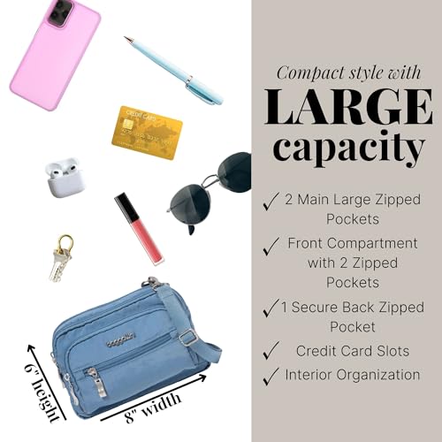 Image of Baggallini Triple Zip Bagg JAV Cross Body