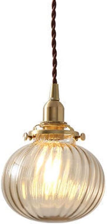 Plafond suspendu en verre mini luminaire vintage gold haut de gamme