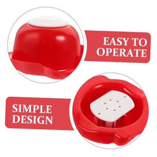 Protectores de manos para mandolina Healifty rojo miniatura 2