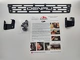 Mountains2Metal Bumper Grille Insert DENALI Edition Powder Coated Black Stainless Steel Compatible w