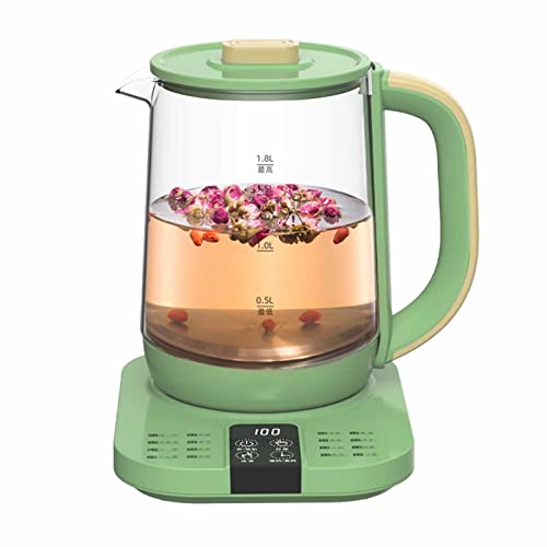 GPDNBIEU, Cita Inteligente Las 24 Horas Olla for Preservar La Salud Calefacción Eléctrica Multi Automática for Ebullición De Agua Sin Filtro A,L=1.8L