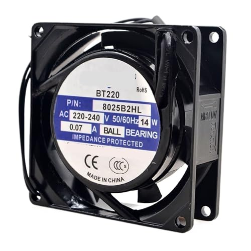 Ventilateur de refroidissement BT220 haute performance AC 220V 8 cm - 2